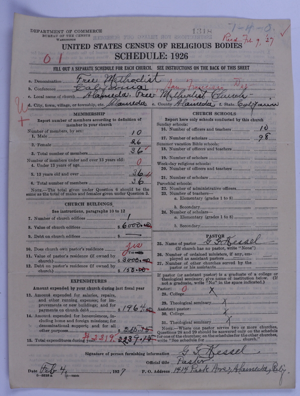 Scan of Free Methodist Church of North America: 1318