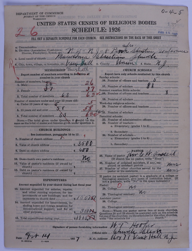 Scan of Christian Church (General Convention of the Christian Church): 137