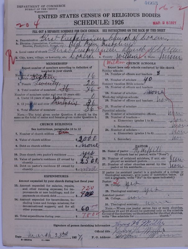 Scan of Presbyterian Church in the United States of America: 4663