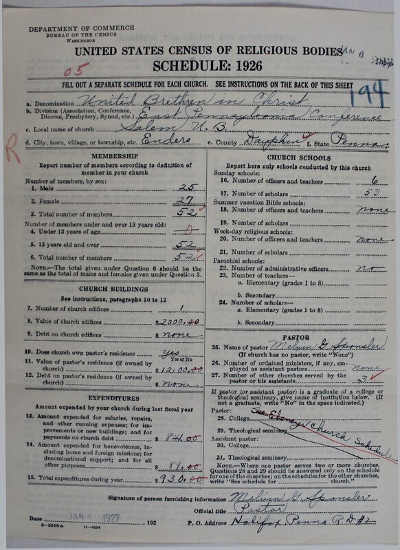Scan of Church of the United Brethren in Christ: 223