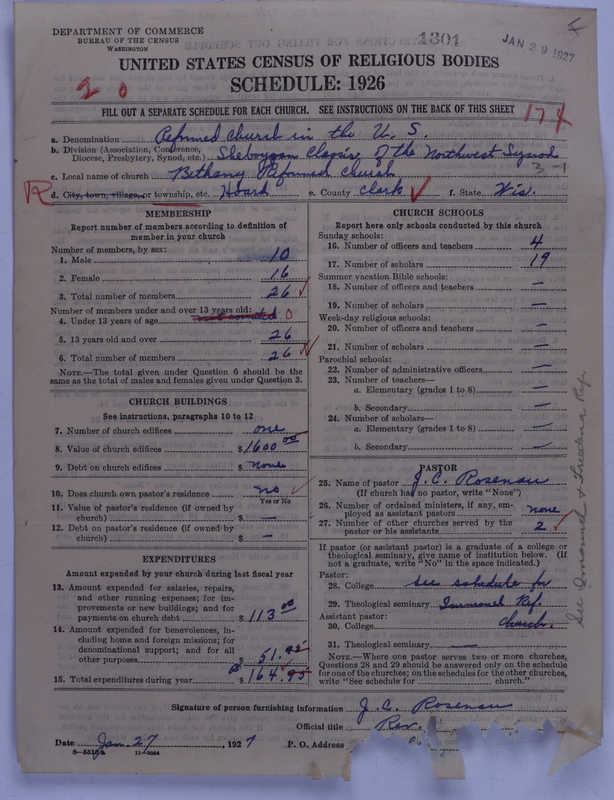 Scan of Reformed Church in the United States: 1301