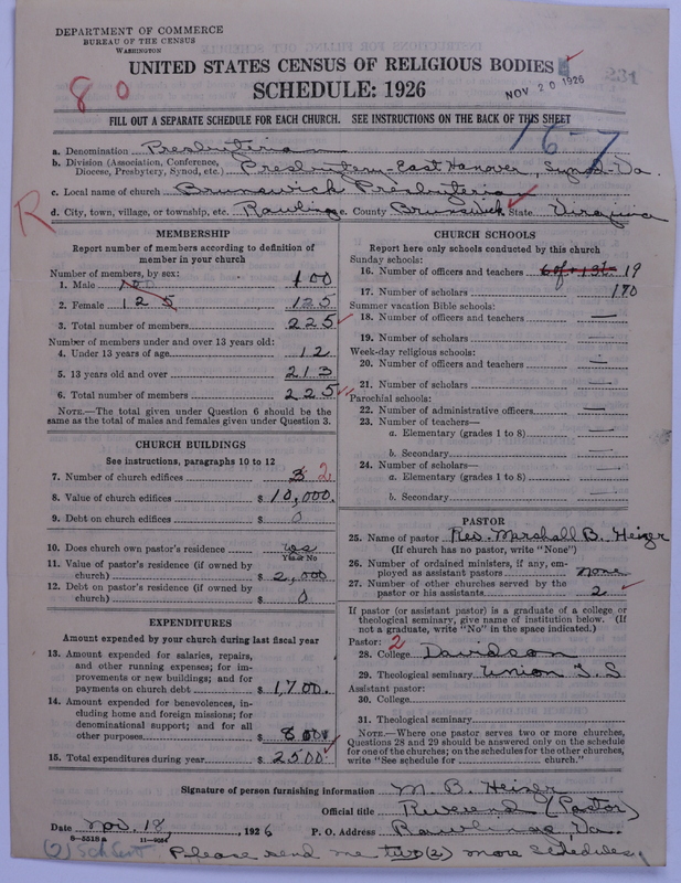 Scan of Presbyterian Church in the United States: 231