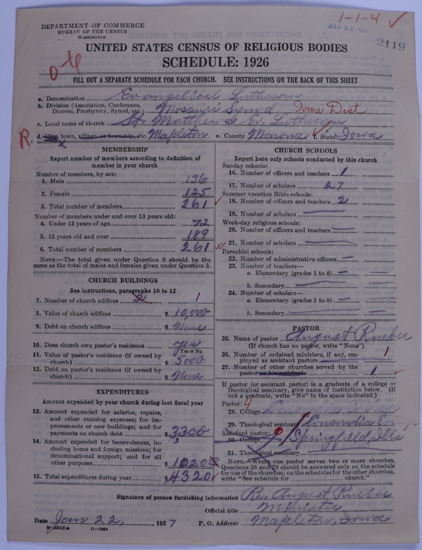 Scan of Evangelical Lutheran Synodical Conference of America: Evangelical Lutheran Synod of Missouri, Ohio, and Other States: 2119