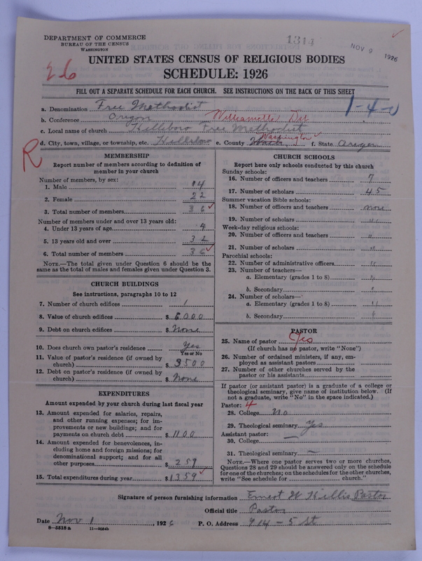 Scan of Free Methodist Church of North America: 1314