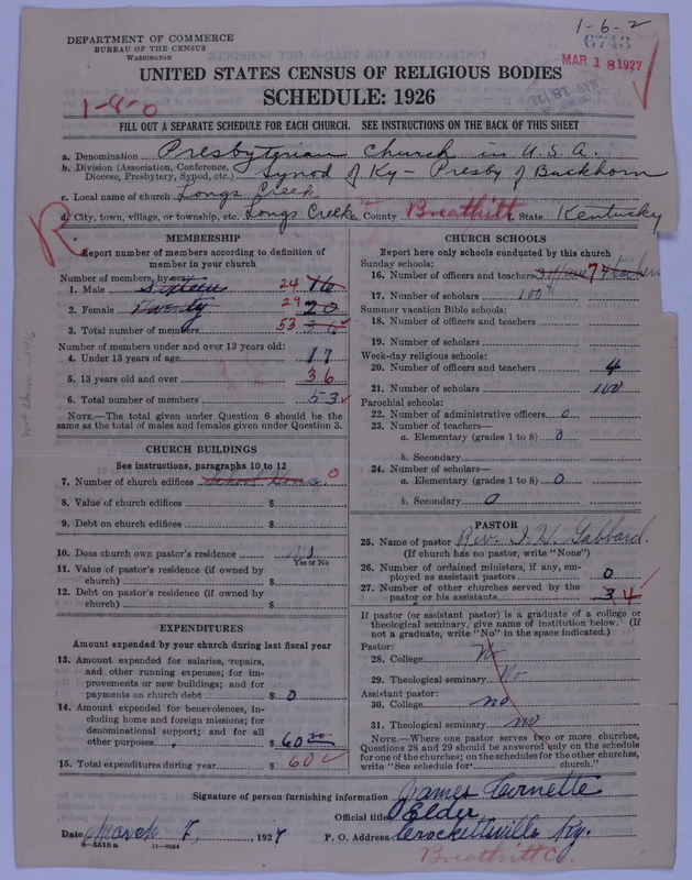 Scan of Presbyterian Church in the United States of America: 6743
