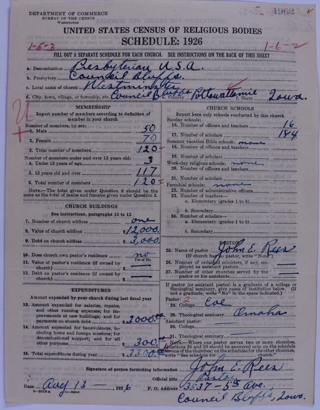 Scan of Presbyterian Church in the United States of America: 4962