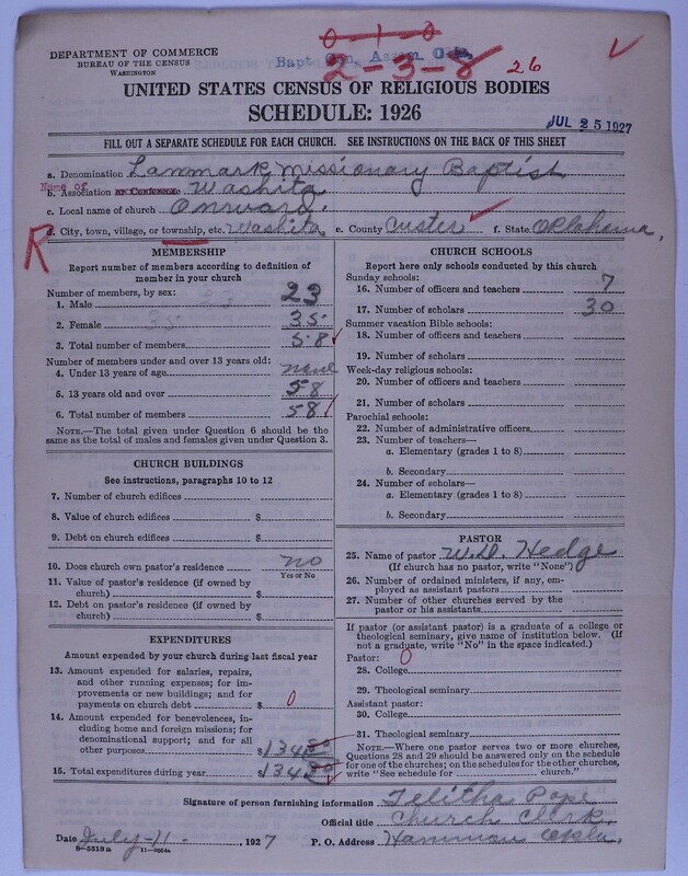 Scan of Missionary Baptist General Assembly of Oklahoma: 26