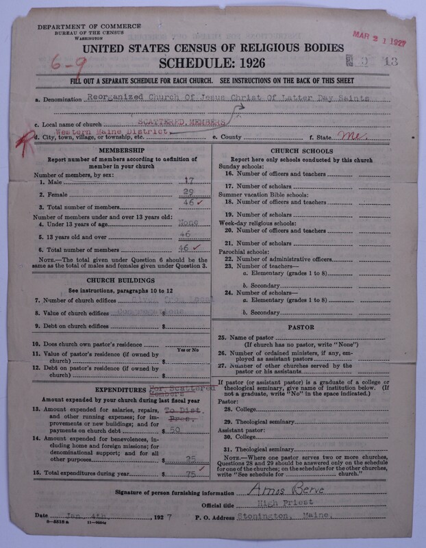 Scan of Reorganized Church of Jesus Christ of Latter Day Saints: 13