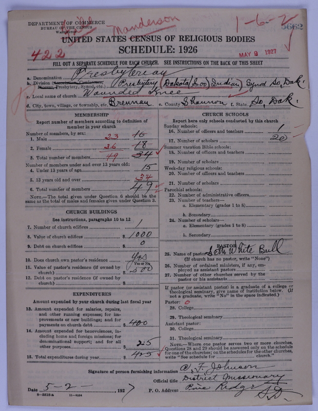 Scan of Presbyterian Church in the United States of America: 5662