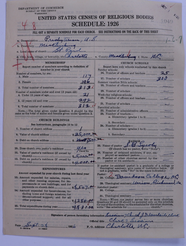 Scan of Presbyterian Church in the United States: 1049
