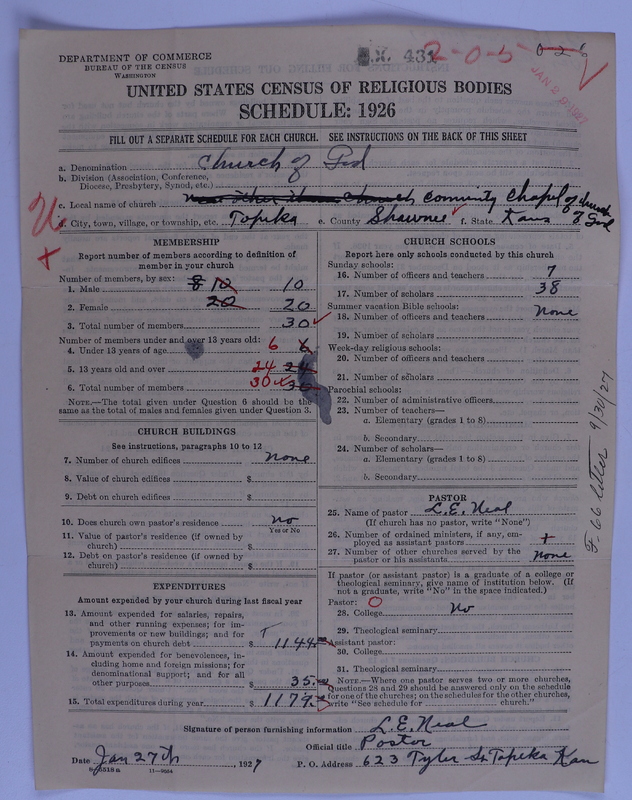 Scan of Church of God (Headquarters, Anderson, Ind.): 431