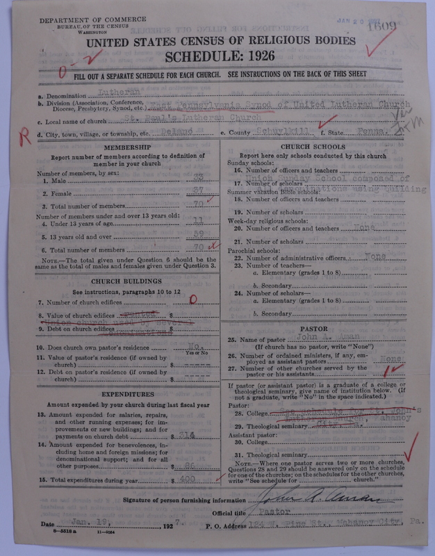 Scan of United Lutheran Church in America: 1609