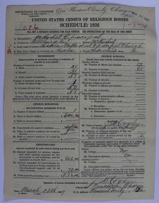 Scan of Methodist Episcopal Church: 5835