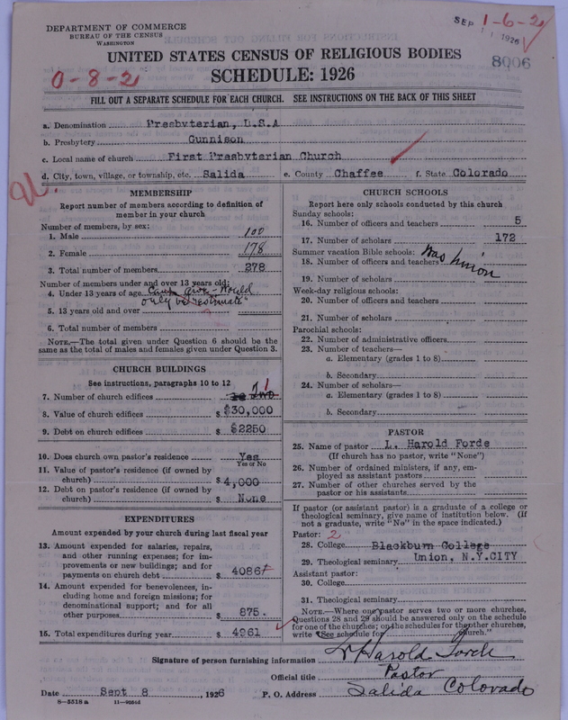Scan of Presbyterian Church in the United States of America: 8006