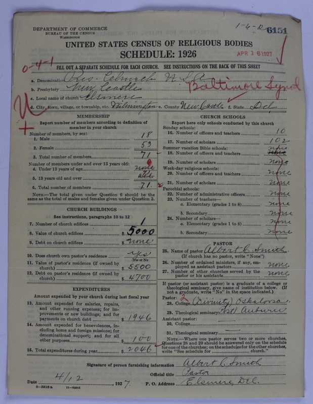 Scan of Presbyterian Church in the United States of America: 6151