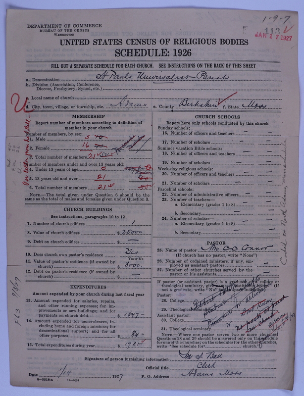 Scan of Universalist Church: 113