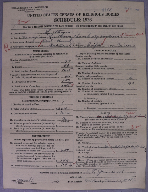 Scan of Norwegian Lutheran Church of America: 1169