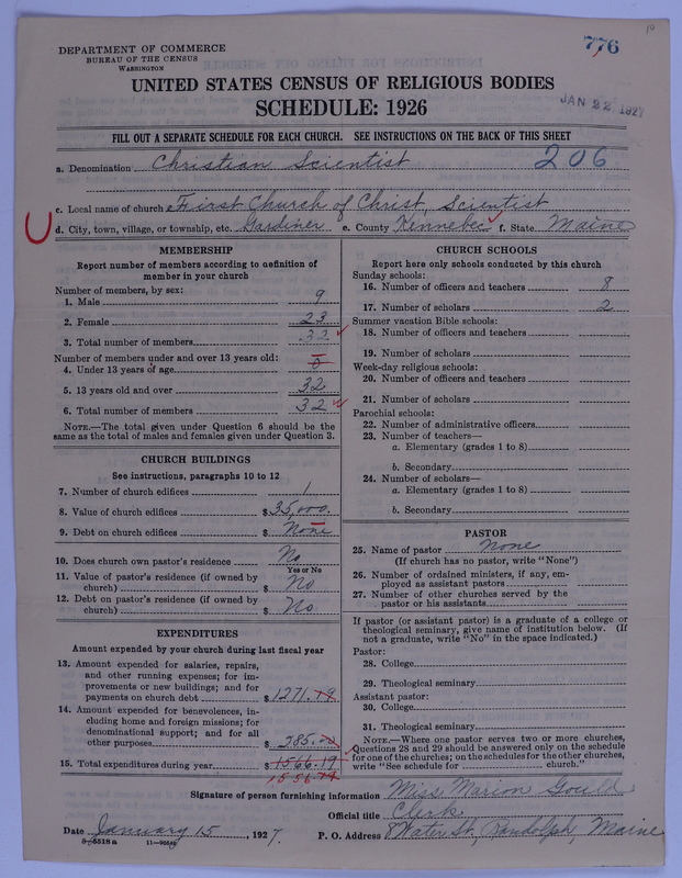 Scan of Church of Christ, Scientist: 776