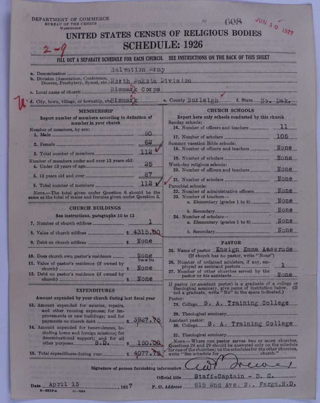 Scan of Salvation Army: 608