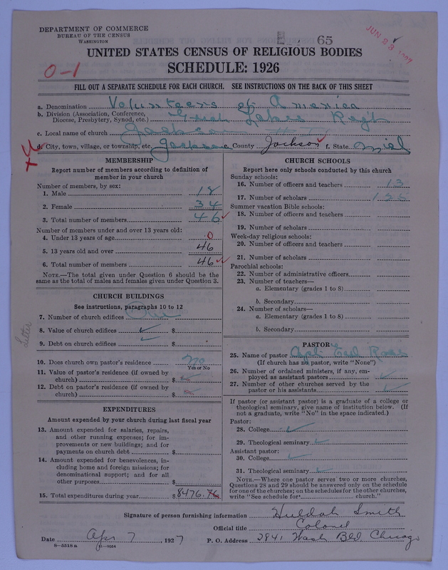 Scan of Volunteers of America: 65