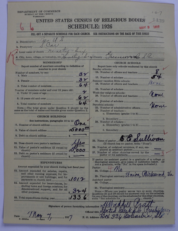 Scan of Presbyterian Church in the United States: 1439