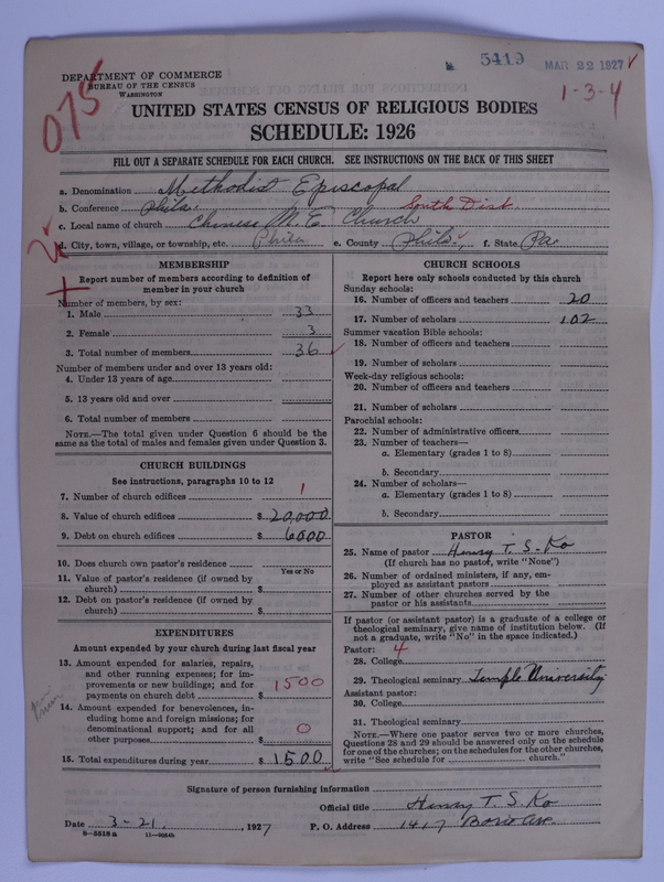 Scan of Methodist Episcopal Church: 5418
