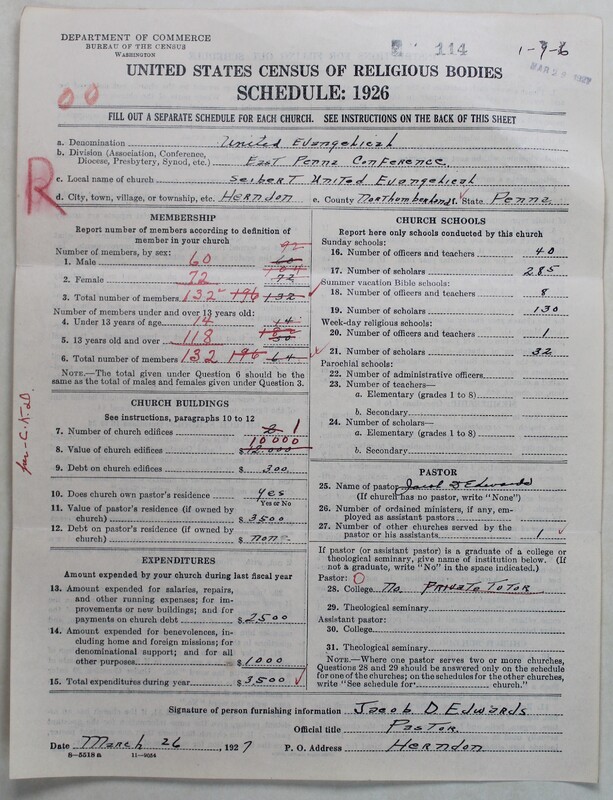 Scan of Evangelical Congregational Church: 114