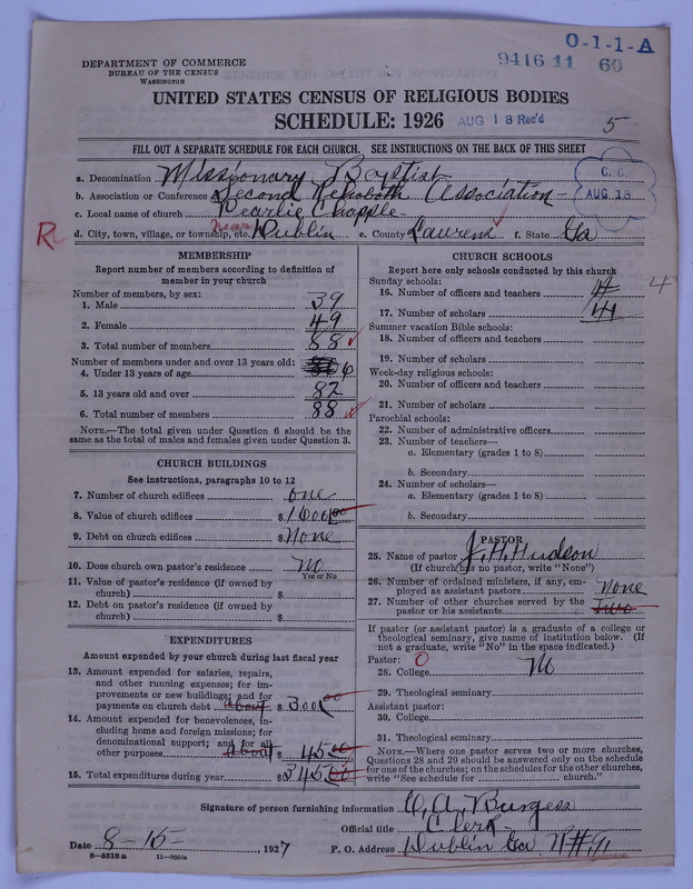 Scan of Negro Baptists: 9416