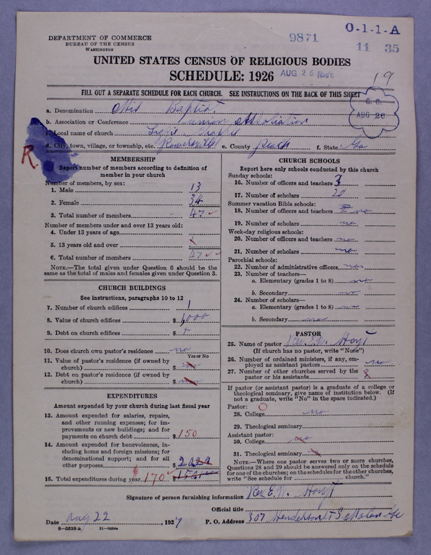 Scan of Negro Baptists: 9871