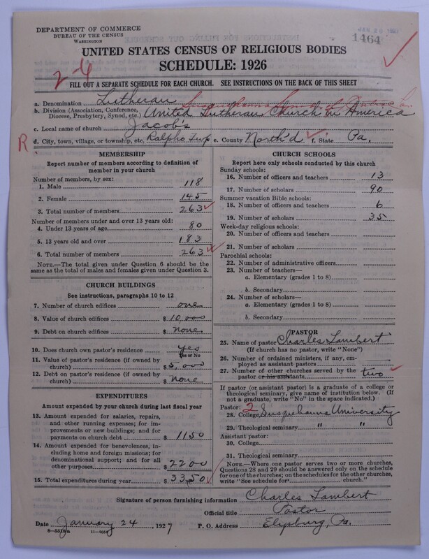 Scan of United Lutheran Church in America: 1464