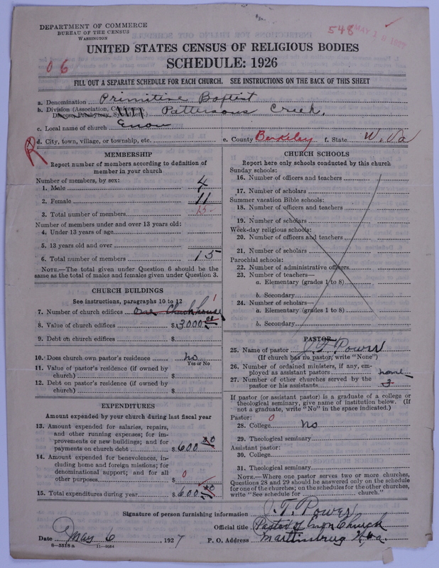 Scan of Primitive Baptists: 548