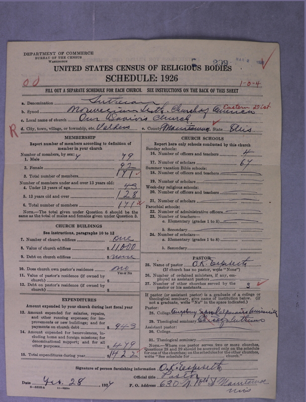 Scan of Norwegian Lutheran Church of America: 299