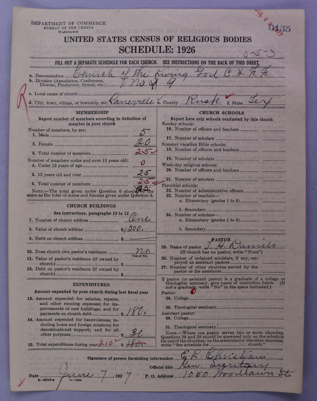 Scan of Church of the Living God, Christian Workers for Fellowship: 135