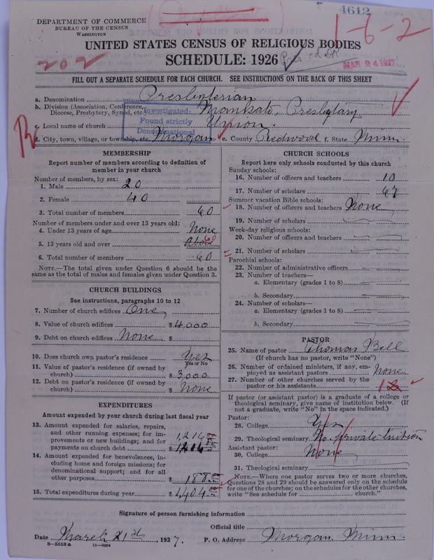 Scan of Presbyterian Church in the United States of America: 4612