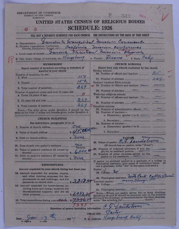 Scan of Swedish Evangelical Mission Covenant of America: 342