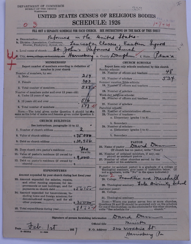 Scan of Reformed Church in the United States: 352