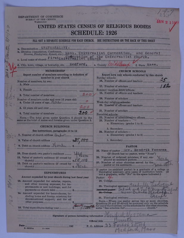 Scan of Universalist Church: 149