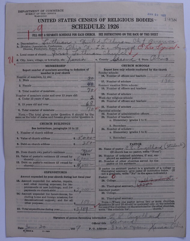 Scan of United Lutheran Church in America: 1958