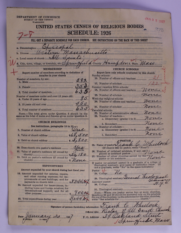 Scan of Protestant Episcopal Church: 275