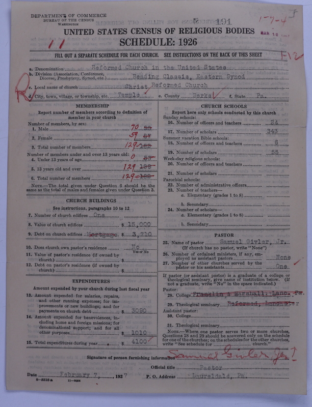 Scan of Reformed Church in the United States: 191