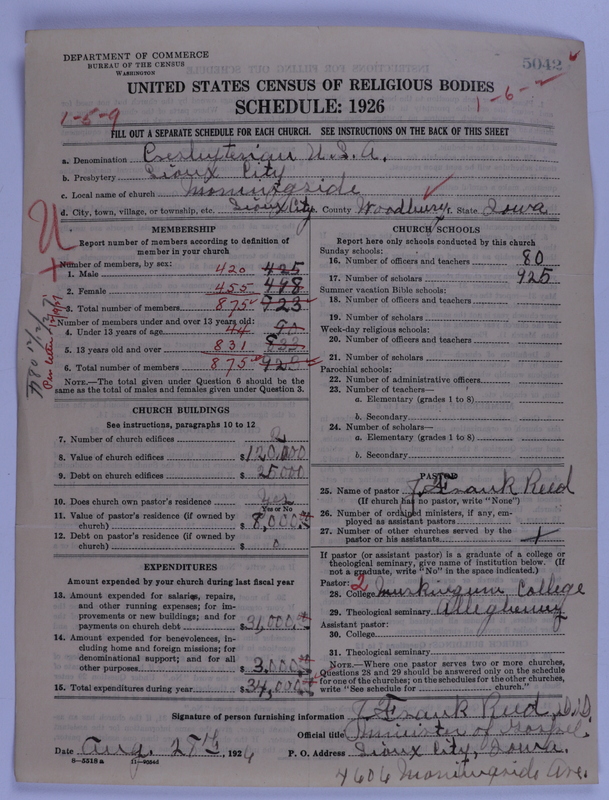 Scan of Presbyterian Church in the United States of America: 5042