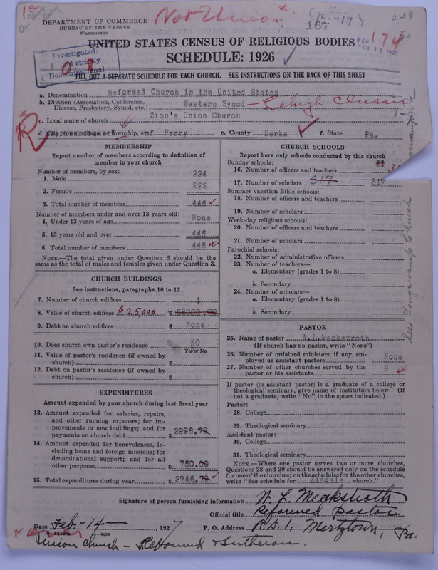 Scan of Reformed Church in the United States: 167