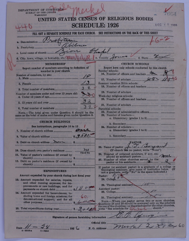 Scan of Presbyterian Church in the United States of America: 7664