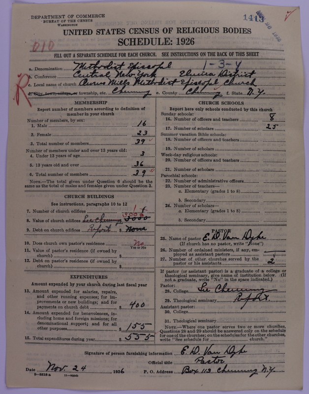 Scan of Methodist Episcopal Church: 1413