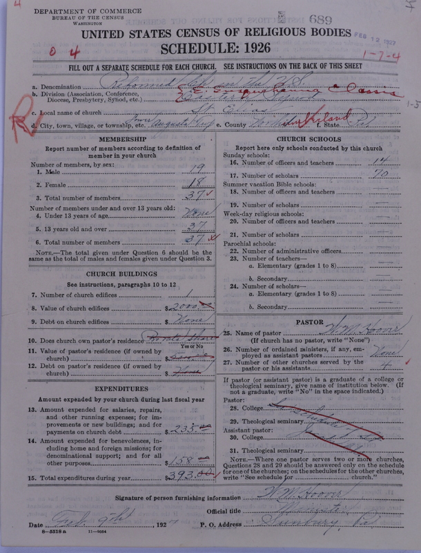 Scan of Reformed Church in the United States: 689