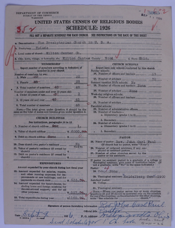 Scan of Presbyterian Church in the United States of America: 3065
