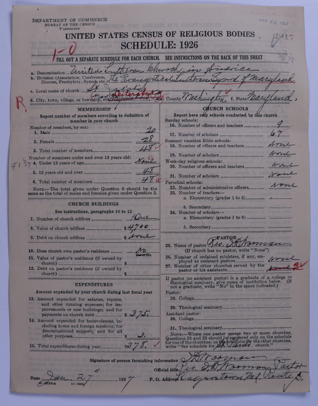 Scan of United Lutheran Church in America: 2917