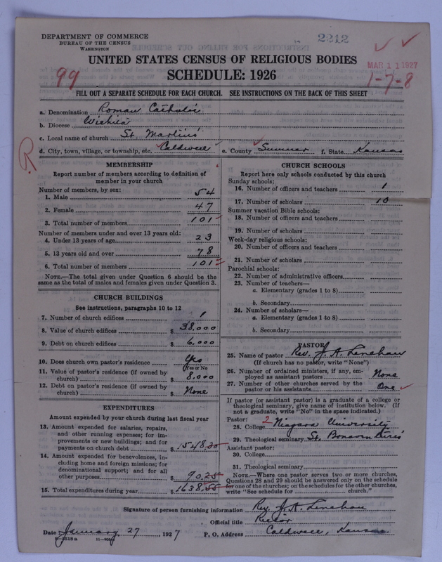 Scan of Roman Catholic Church: 2212