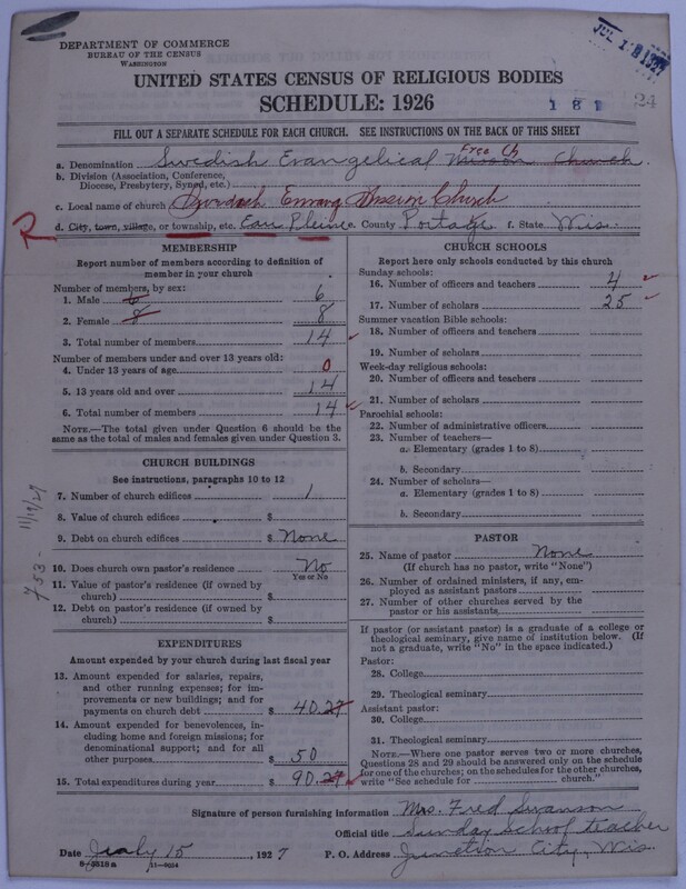 Scan of Swedish Evangelical Free Church of the United States of America: 24