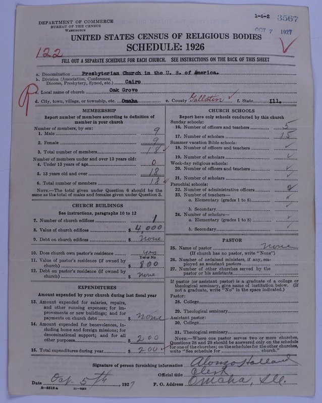 Scan of Presbyterian Church in the United States of America: 3567